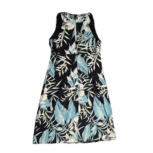 Connected Blue Floral Dress Sz 8P - Picture 4 of 5